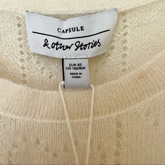 🆕&Other stories alpaca knit T-shirt - Picture 7 of 9